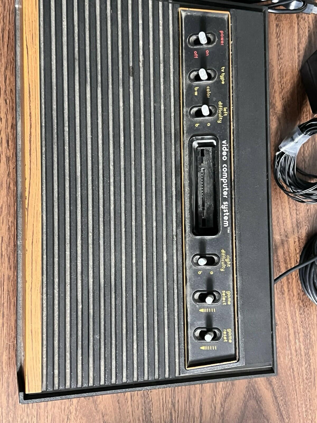 Atari 2600 System Light Sixer With Power Supply And Controller