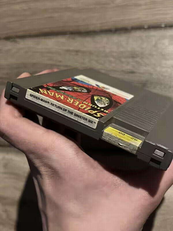 Spider-Man: Return of the Sinister Six (NES, 1992) CART ONLY