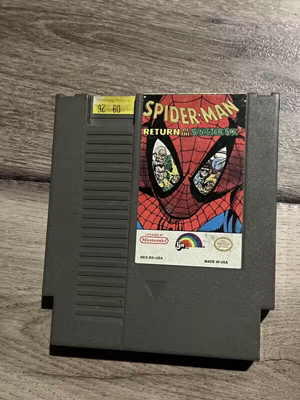 Spider-Man: Return of the Sinister Six (NES, 1992) CART ONLY