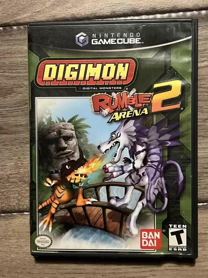 Digimon Rumble Arena 2 (Nintendo GameCube, 2004) NO MANUAL