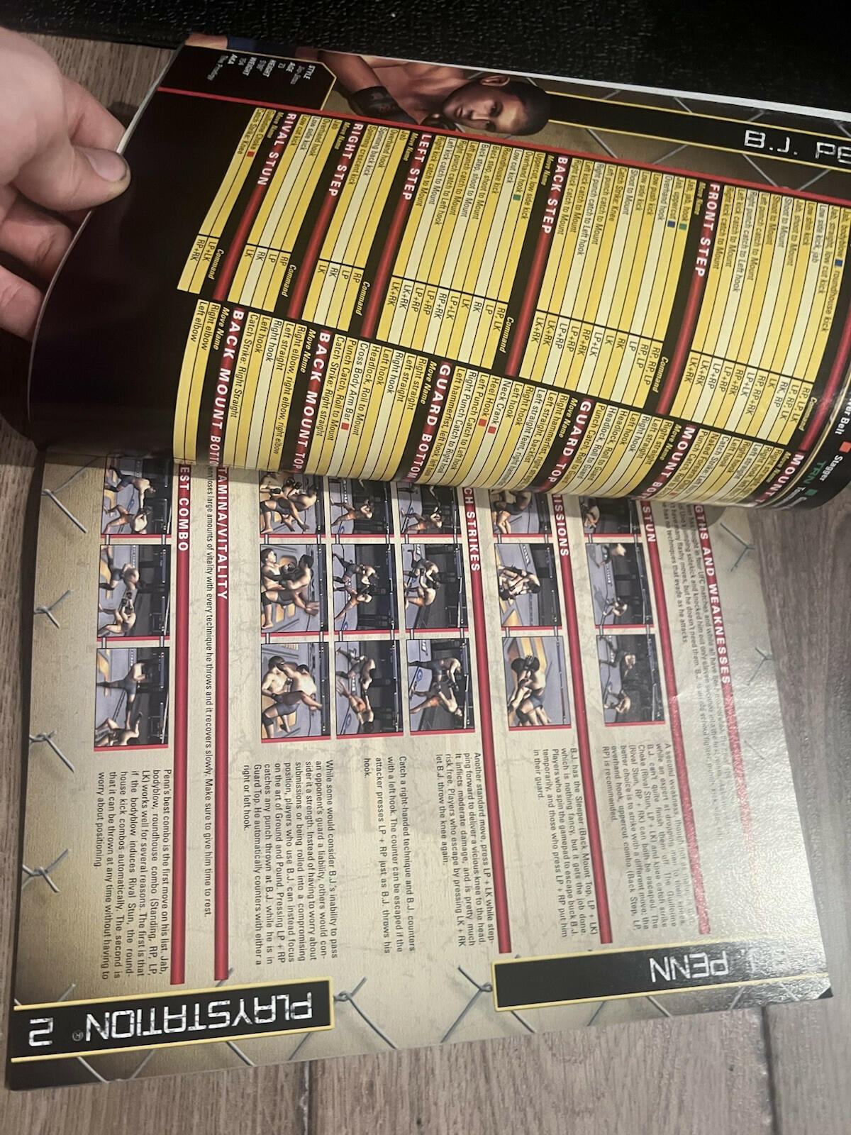 UFC: Throwdown Official Strategy Guide BradyGames Cube Playstation 2