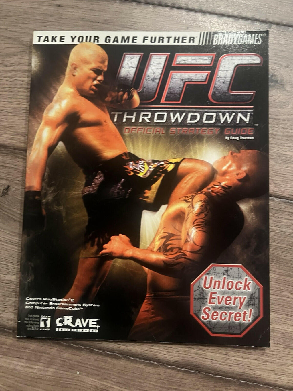 UFC: Throwdown Official Strategy Guide BradyGames Cube Playstation 2