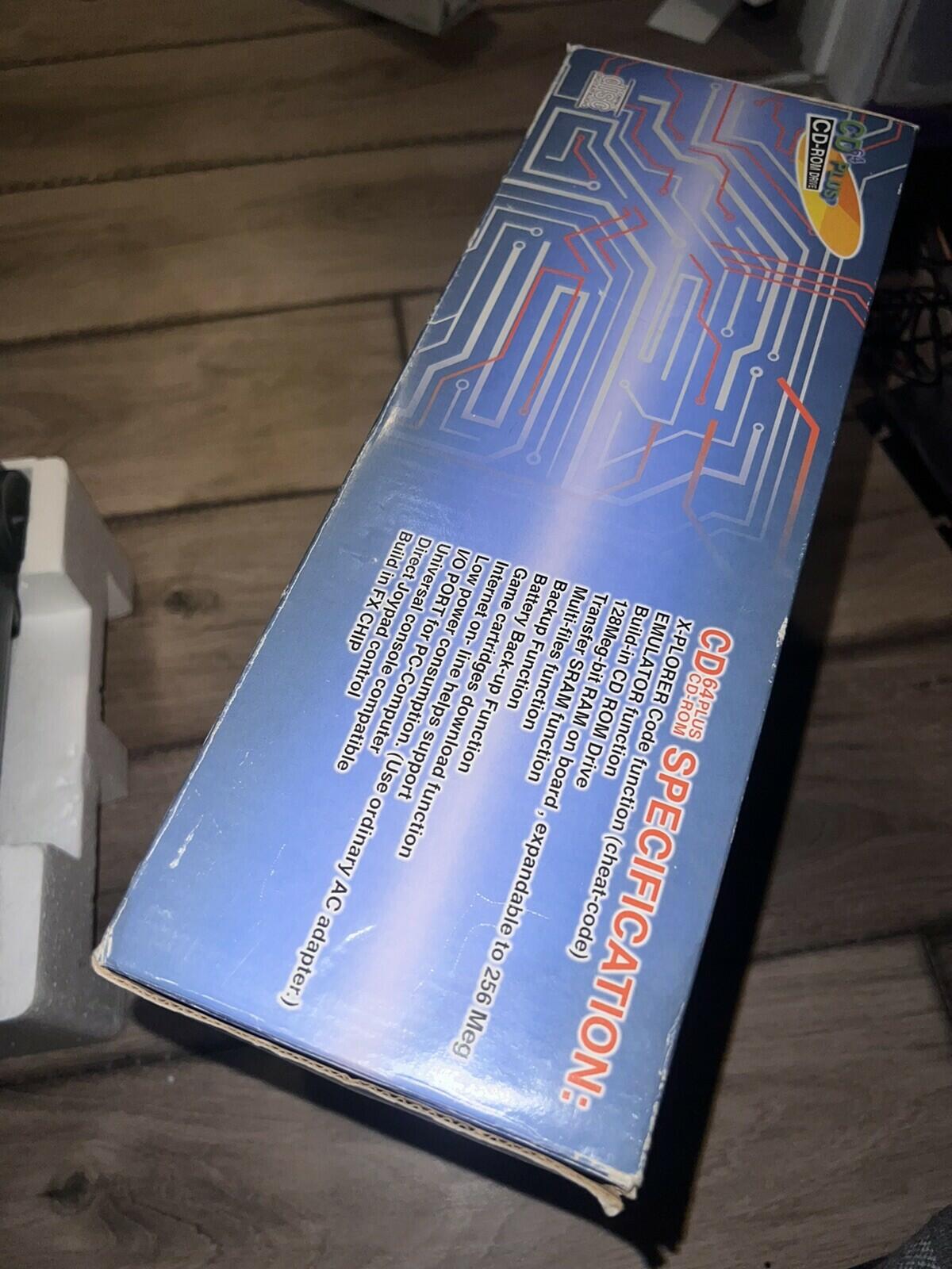 CD64 Plus Cd Rom Drive Nintendo 64 N64 CIB LIKE NEW CONDITION