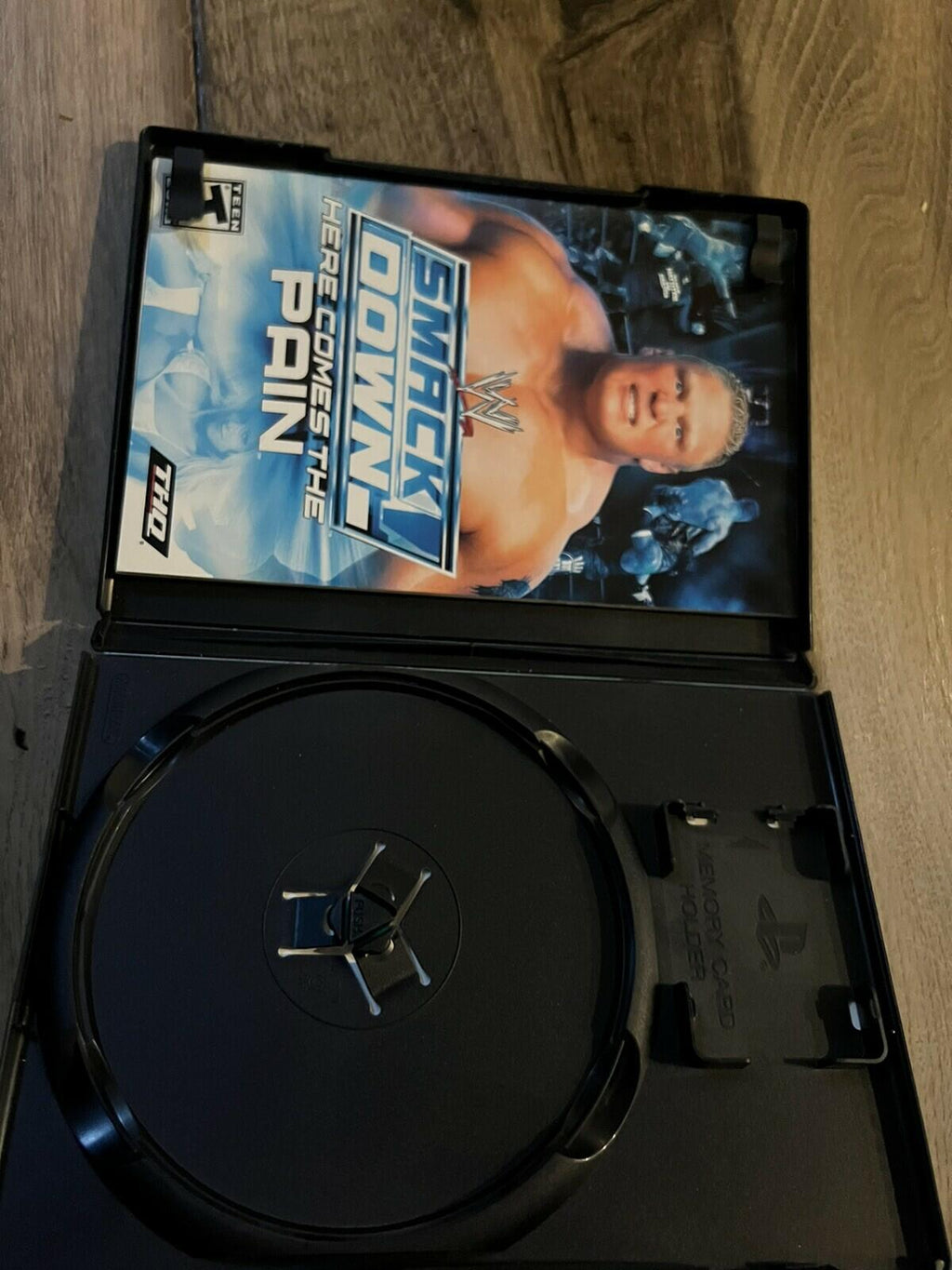 WWE SmackDown Here Comes the Pain (Sony PlayStation 2, 2003) CASE+MANUAL ONLY
