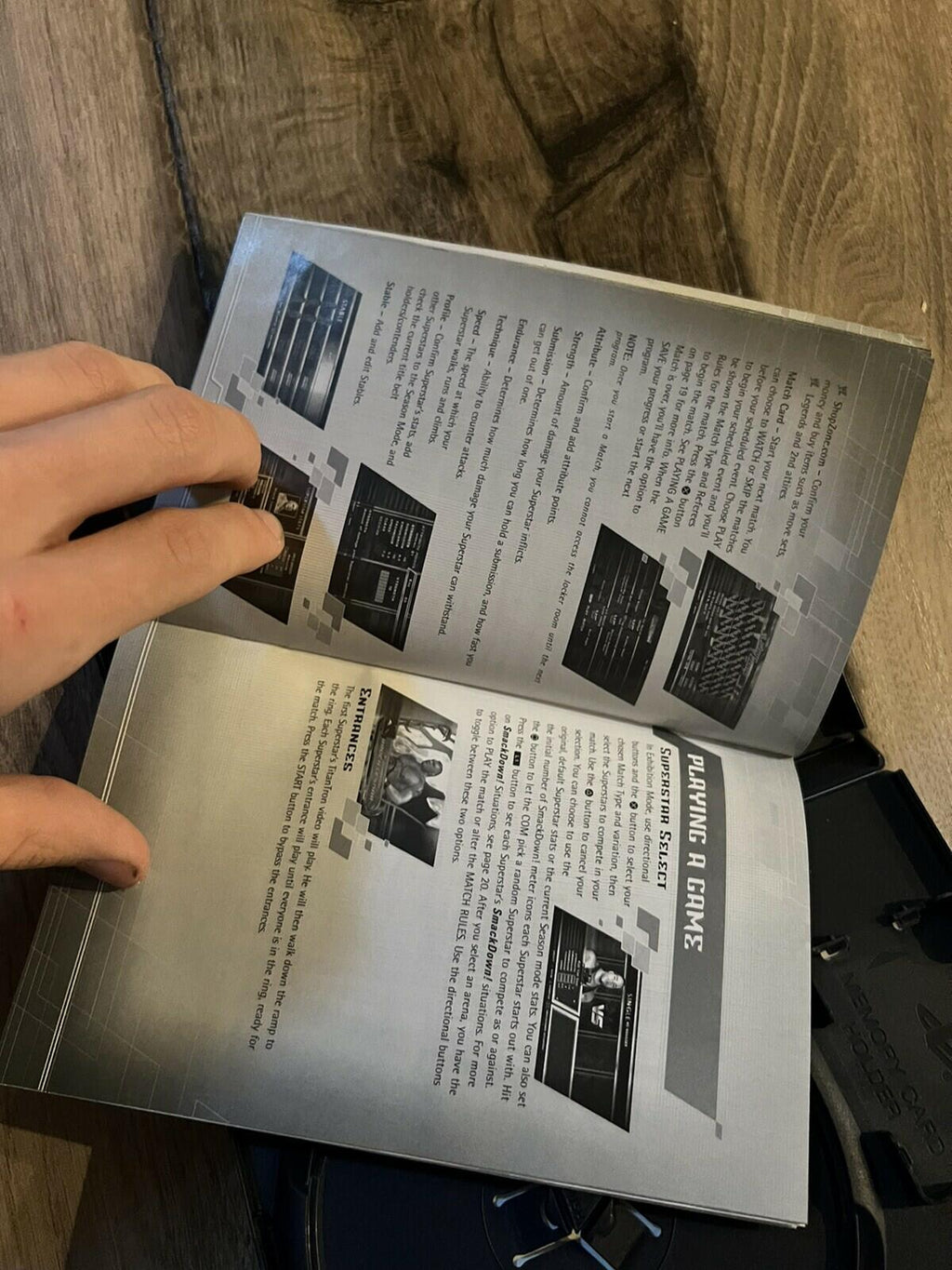 WWE SmackDown Here Comes the Pain (Sony PlayStation 2, 2003) CASE+MANUAL ONLY