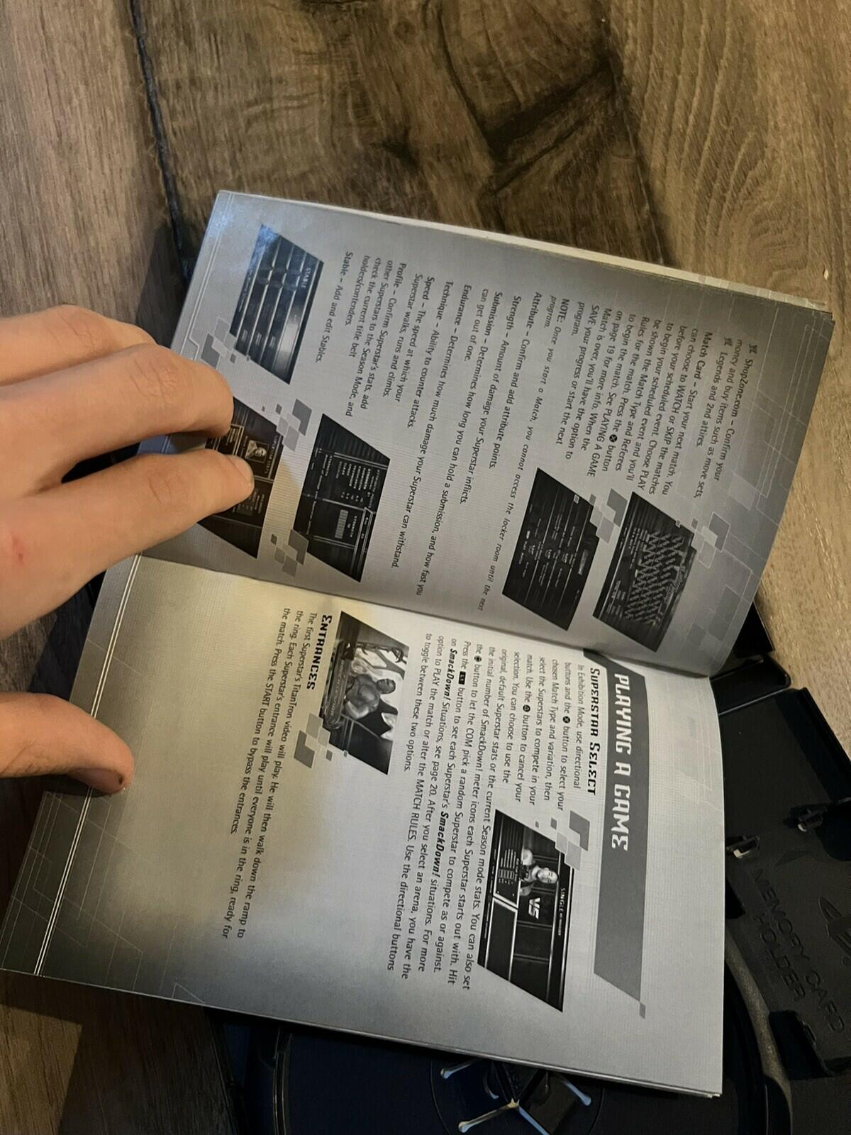 WWE SmackDown Here Comes the Pain (Sony PlayStation 2, 2003) CASE+MANUAL ONLY