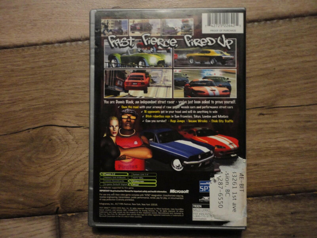 Test Drive - Platinum Hits (Microsoft Xbox, 2002) NO MANUAL