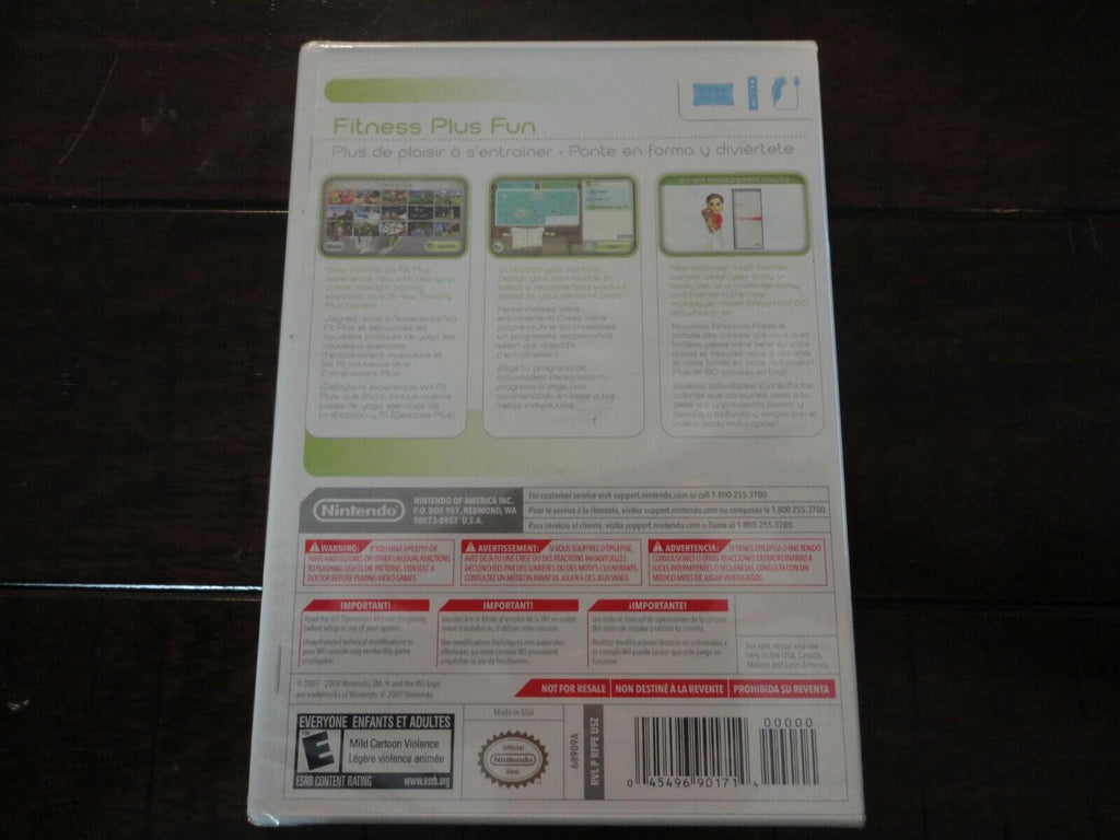 Wii Fit Plus (Nintendo Wii, 2009) BRAND NEW SEALED