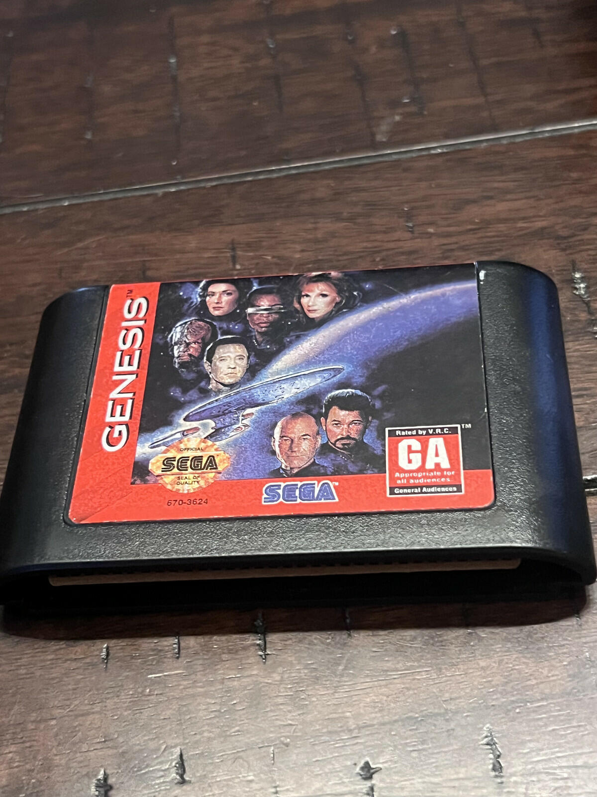 Star Trek Next Generation Echoes From the Past (Sega Genesis, 1994) CART ONLY