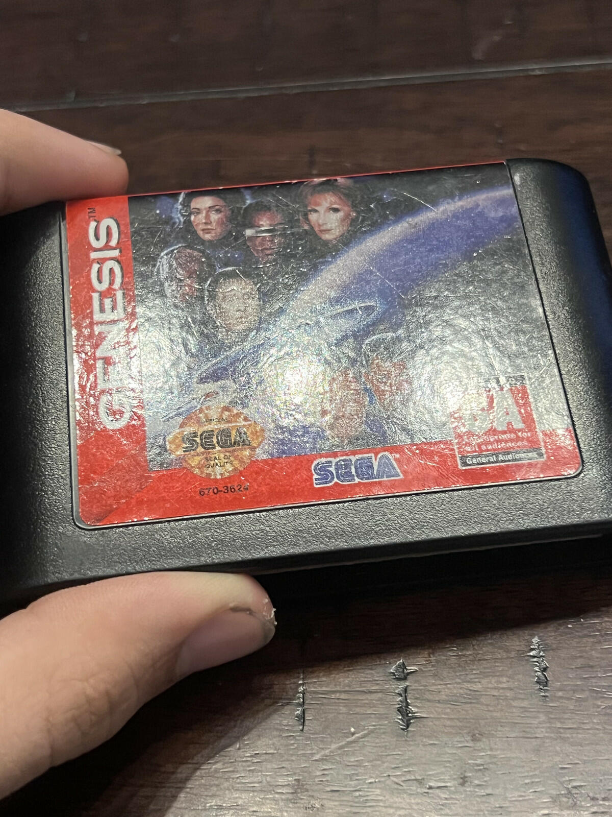 Star Trek Next Generation Echoes From the Past (Sega Genesis, 1994) CART ONLY