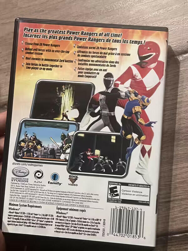 Power Rangers: Super Legends - 15th Anniversary (PC DVD-ROM, 2007)  CIB