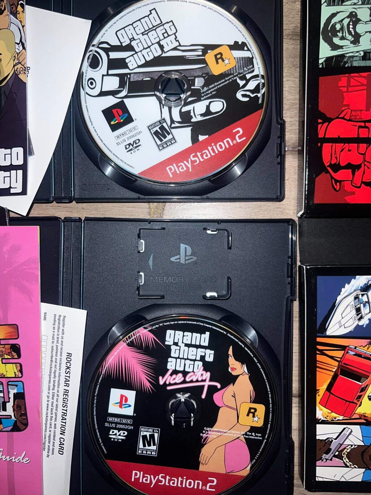 Grand Theft Auto: Double Pack - Greatest Hits (Sony PlayStation 2, 2003) CIB