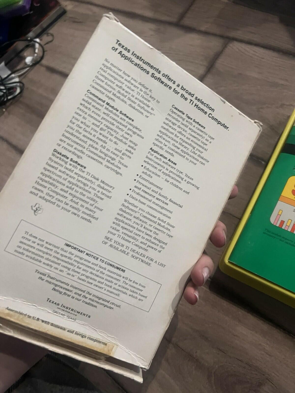 Household Budget Management (TI-99/4a Texas Instruments Home Computer, 1982) CIB