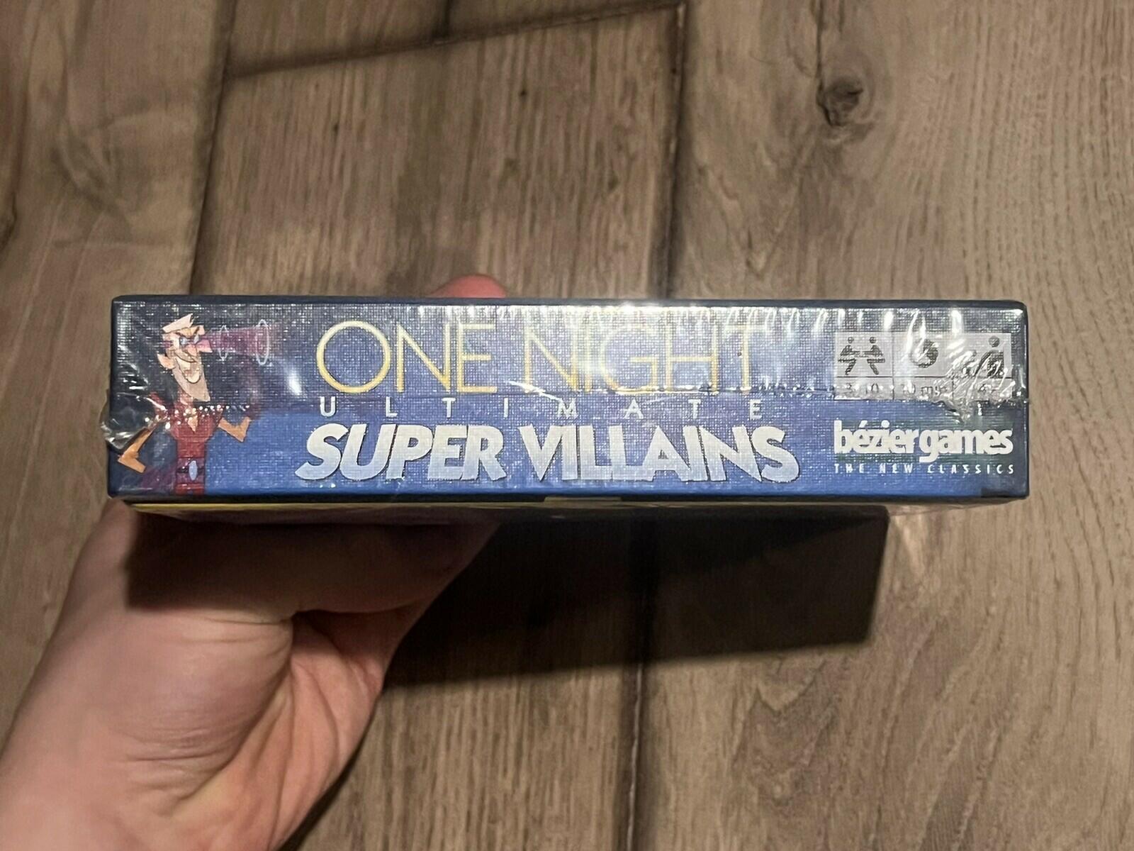 One Night Ultimate Super Villains Bezier Games NEW SEALED