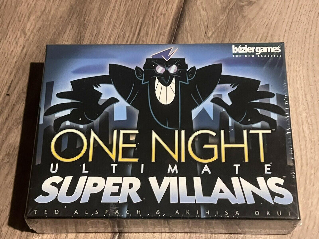 One Night Ultimate Super Villains Bezier Games NEW SEALED