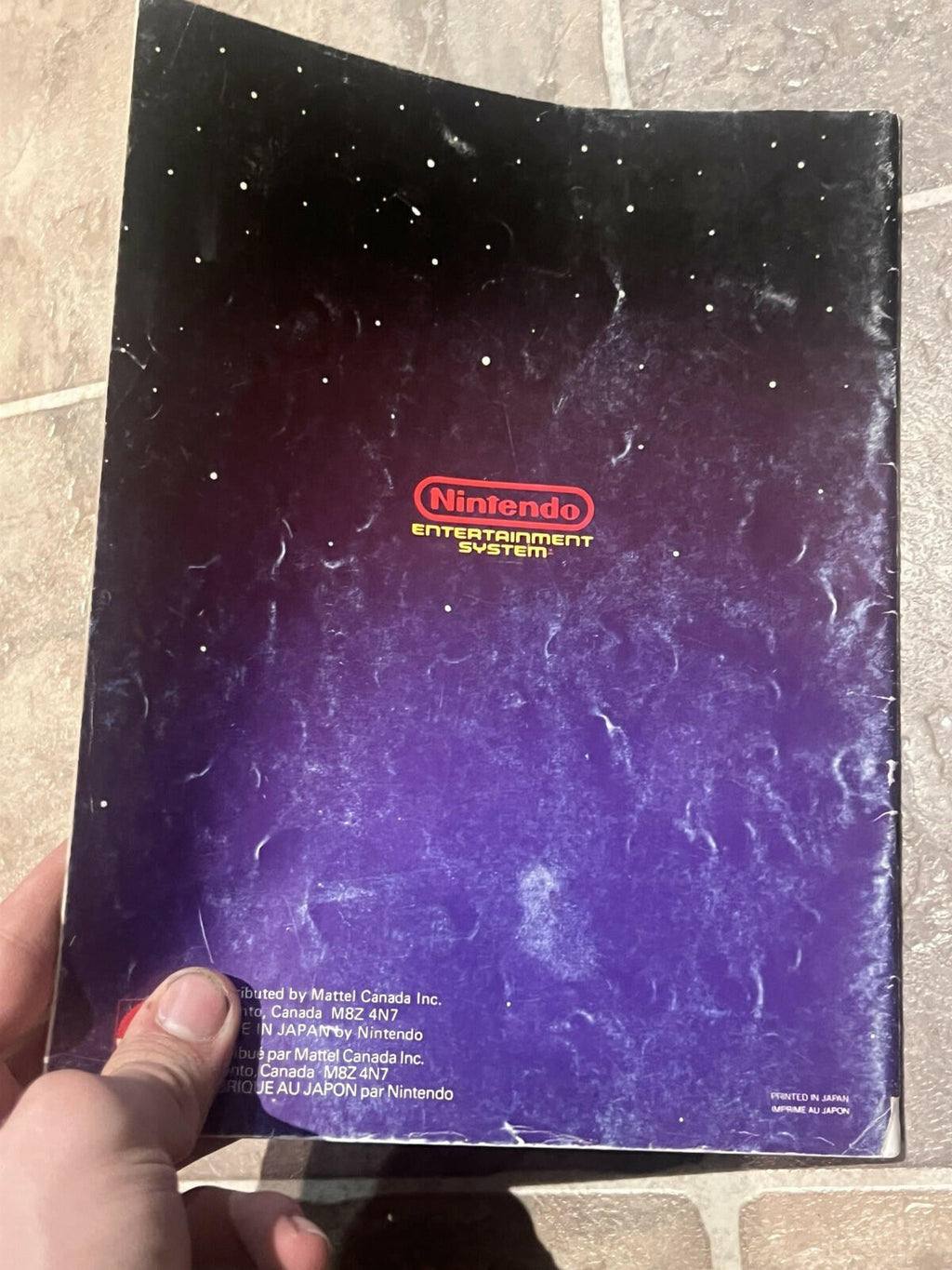 Nintendo NES Control Deck Instruction Booklet Manual Only BILINGUAL Can-1