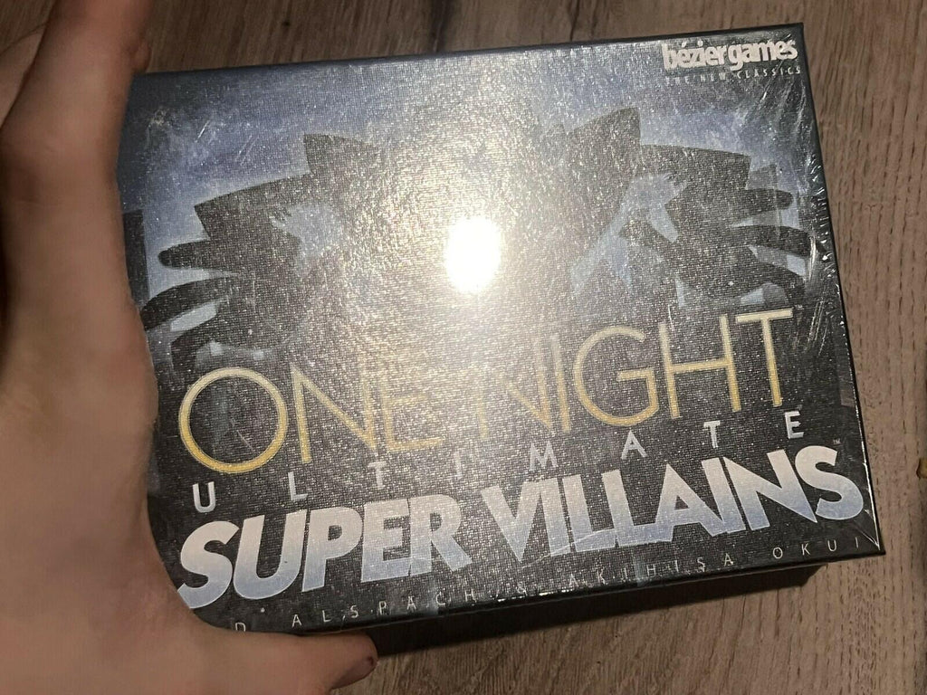 One Night Ultimate Super Villains Bezier Games NEW SEALED