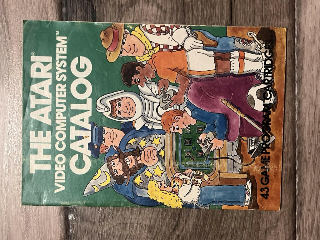 The Atari Video Computer System Catalog 43 Game Program Cartridges 1981 Green