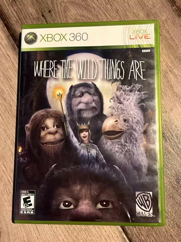 Where the Wild Things Are (Microsoft Xbox 360, 2009) CIB