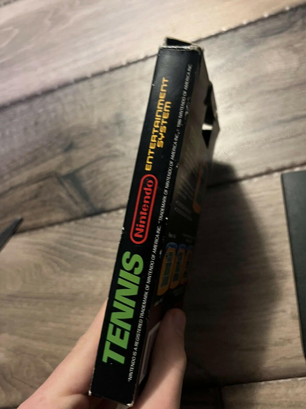 Tennis (Nintendo Entertainment System, 1985) CIB DAMAGED MANUAL THREE SCREW
