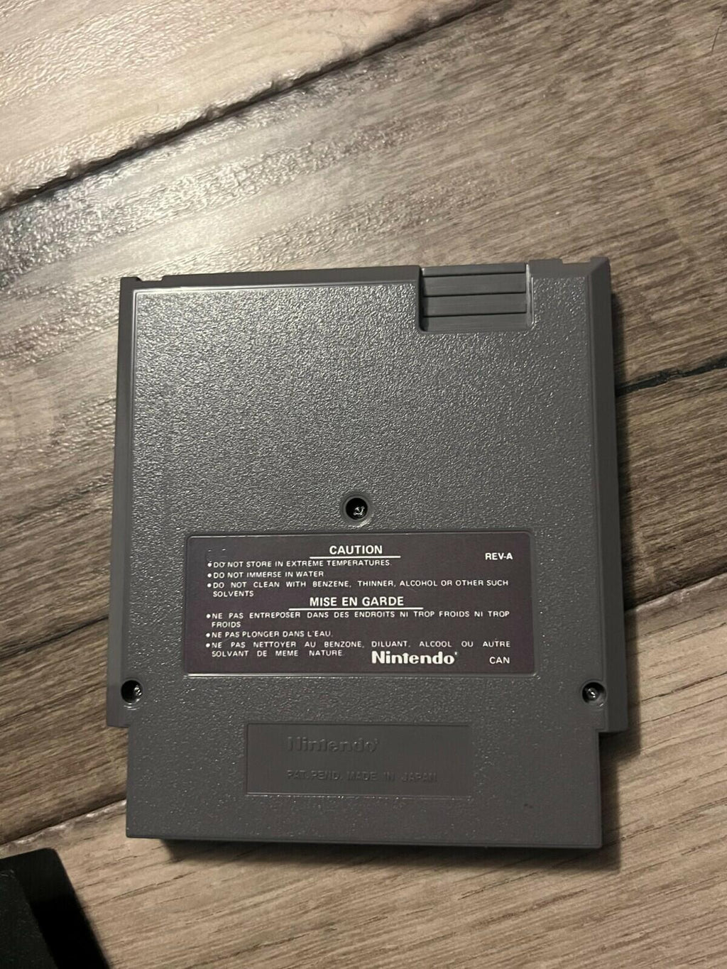 Tennis (Nintendo Entertainment System, 1985) CIB DAMAGED MANUAL THREE SCREW