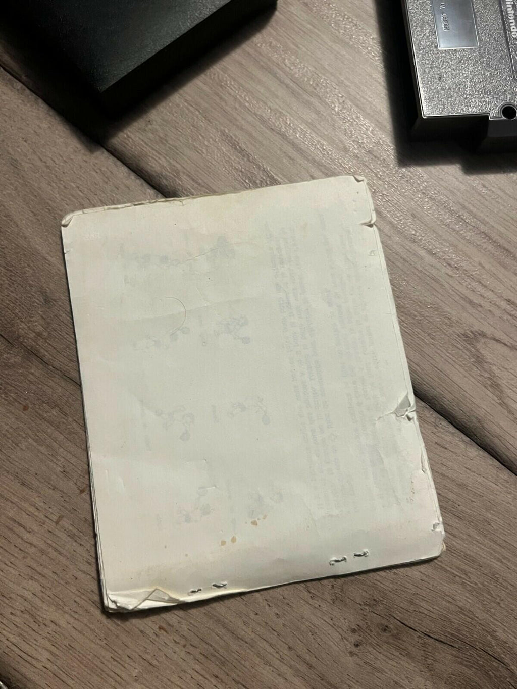 Tennis (Nintendo Entertainment System, 1985) CIB DAMAGED MANUAL THREE SCREW