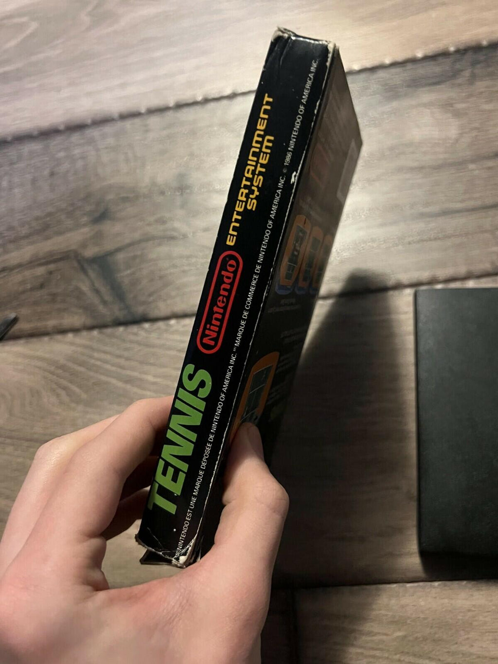 Tennis (Nintendo Entertainment System, 1985) CIB DAMAGED MANUAL THREE SCREW