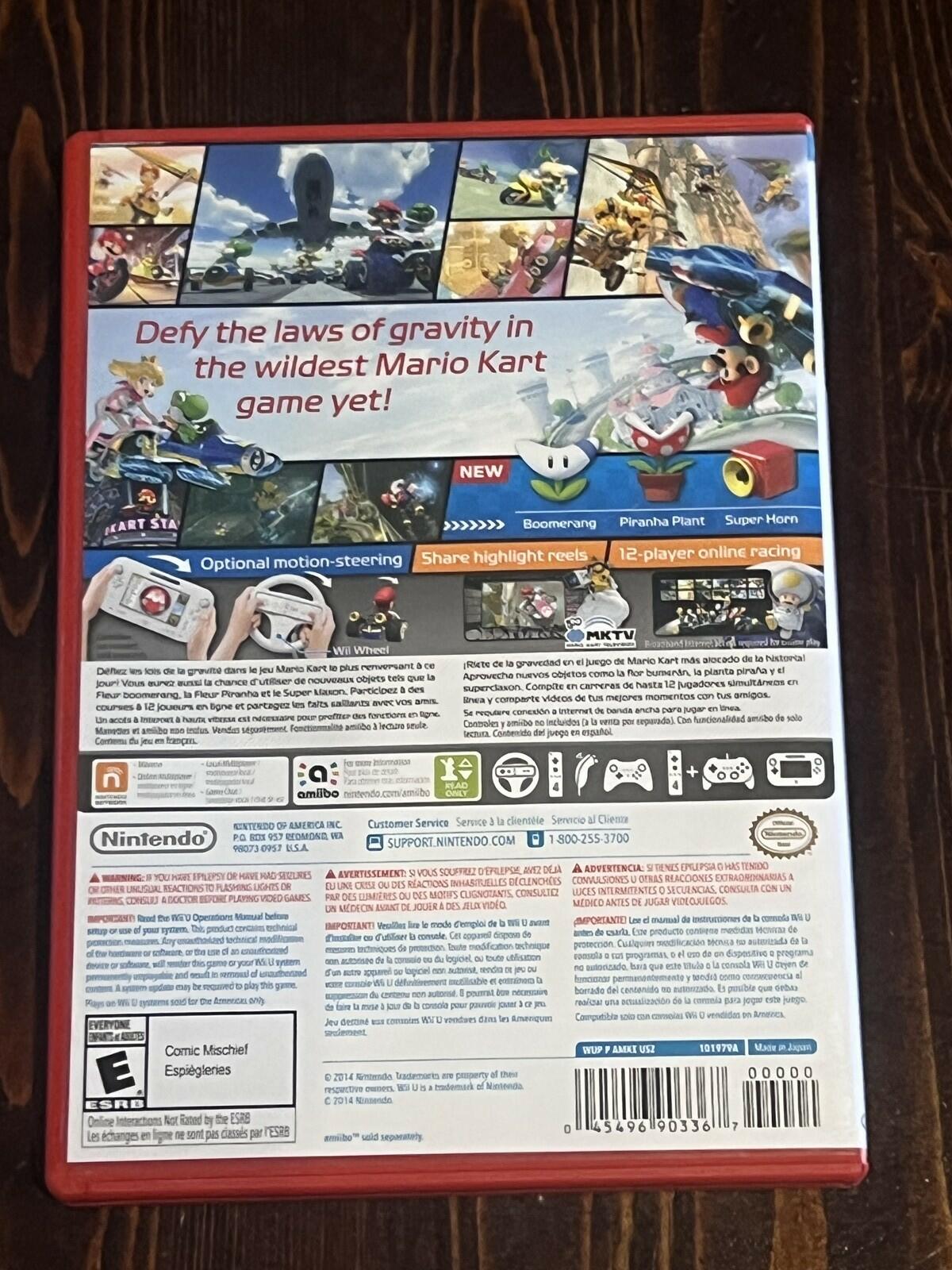 Mario Kart 8 (Nintendo Wii U, 2014) CIB COMPLETE