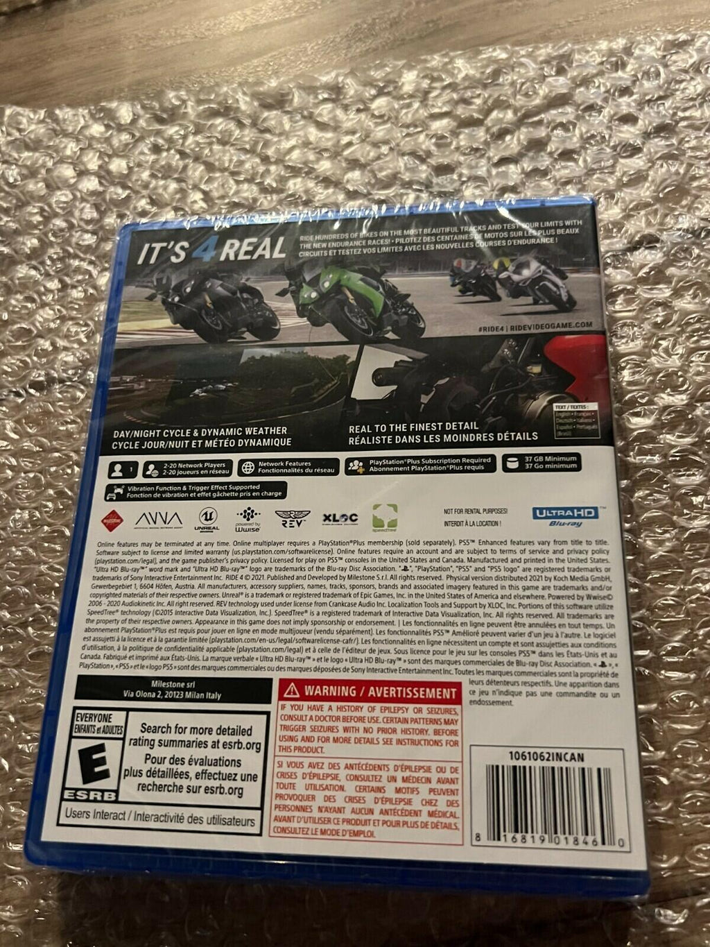 Ride 4 (Sony PlayStation 5, 2021) BRAND NEW SEALED