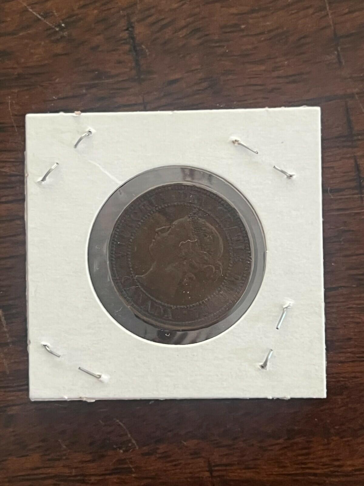 1888 Canada Large Cent Large Penny VF-20 Details