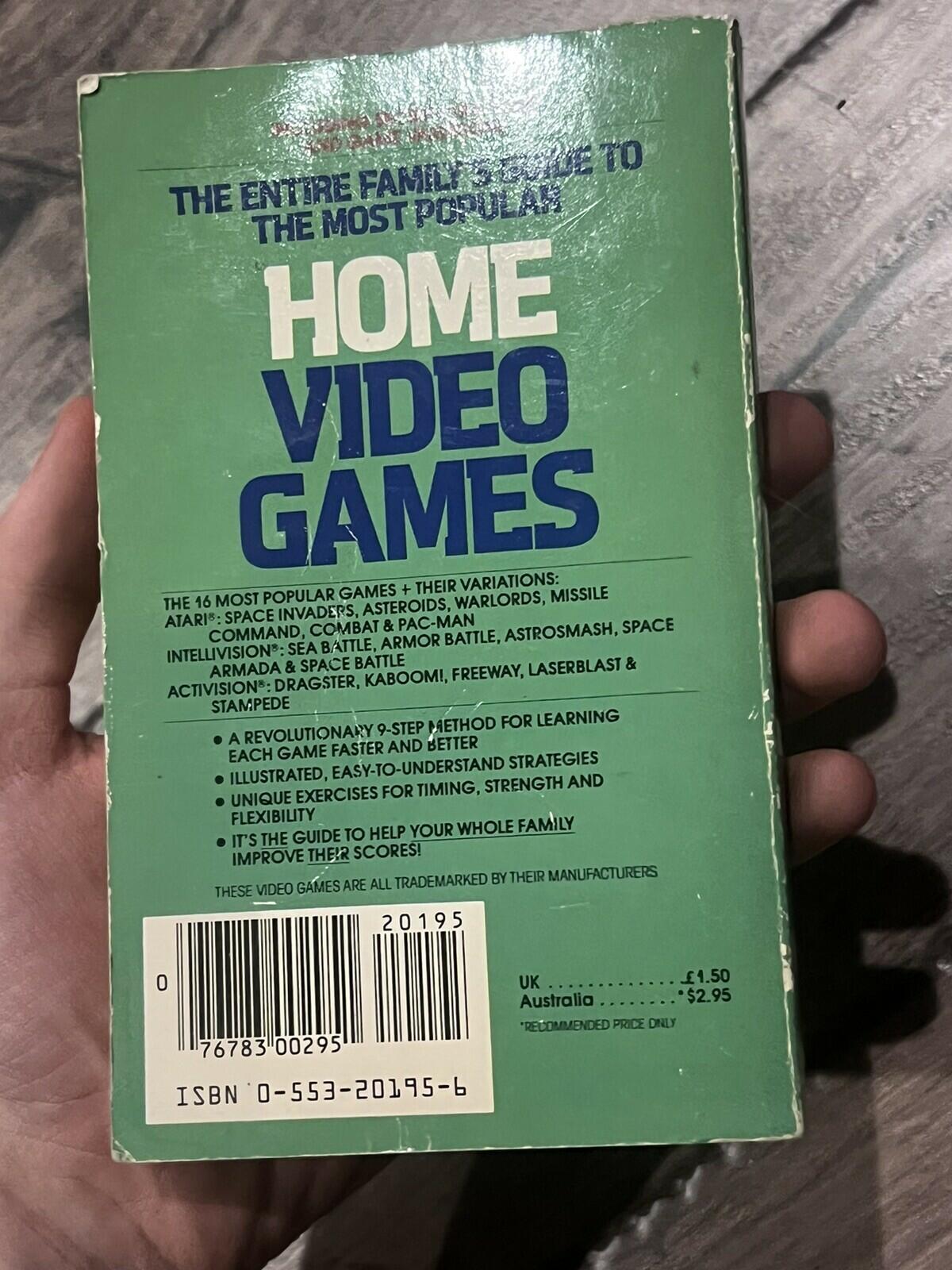 How to Master Home Video Games by Tom Hirschfeld Rare Paperback Book