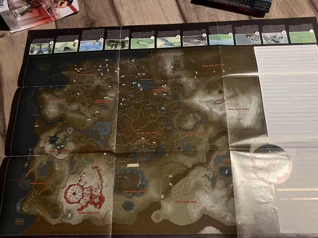 The Legend of Zelda Piggyback Guide Map Only