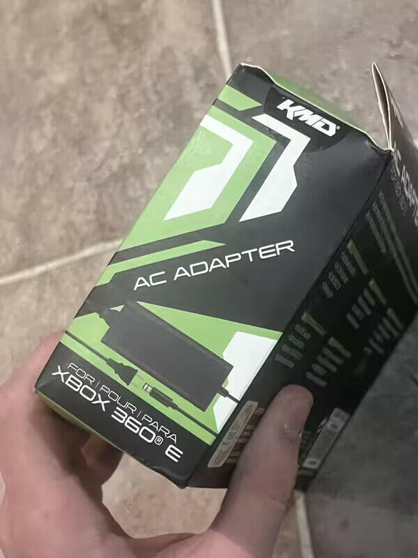 KMD AC Adapter for Xbox 360 E 7.5ft BRAND NEW SEALED