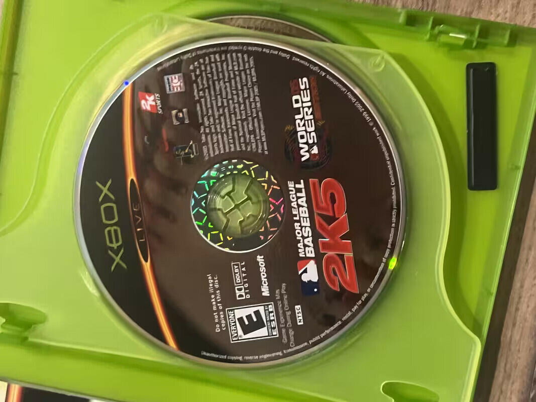 Major League Baseball 2K5 World Series Edition (Microsoft Xbox, 2005) CIB