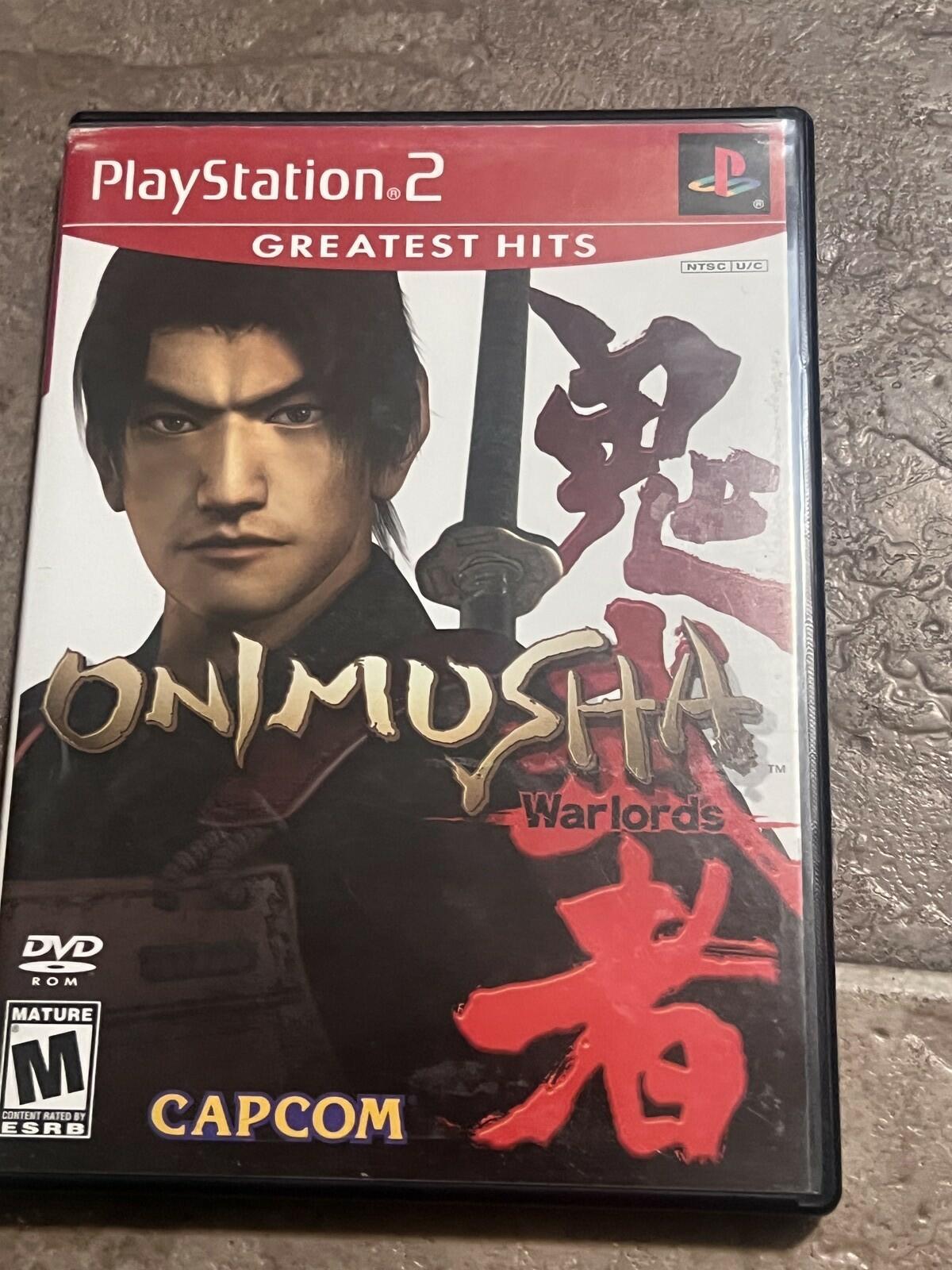 Onimusha Warlords: Greatest Hits (Sony Playstation 2 PS2, 2001) CIB COMPLETE