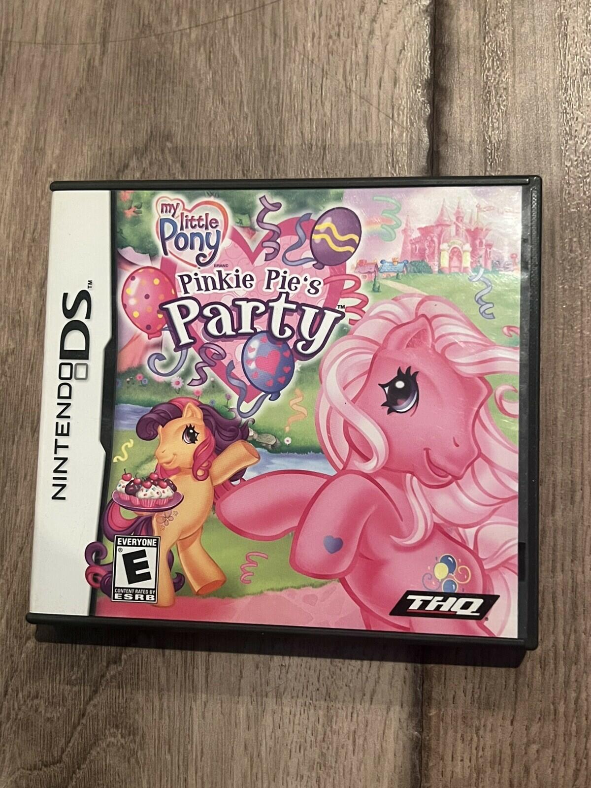 My Little Pony: Pinkie Pie's Party (Nintendo DS, 2008) CIB COMPLETE