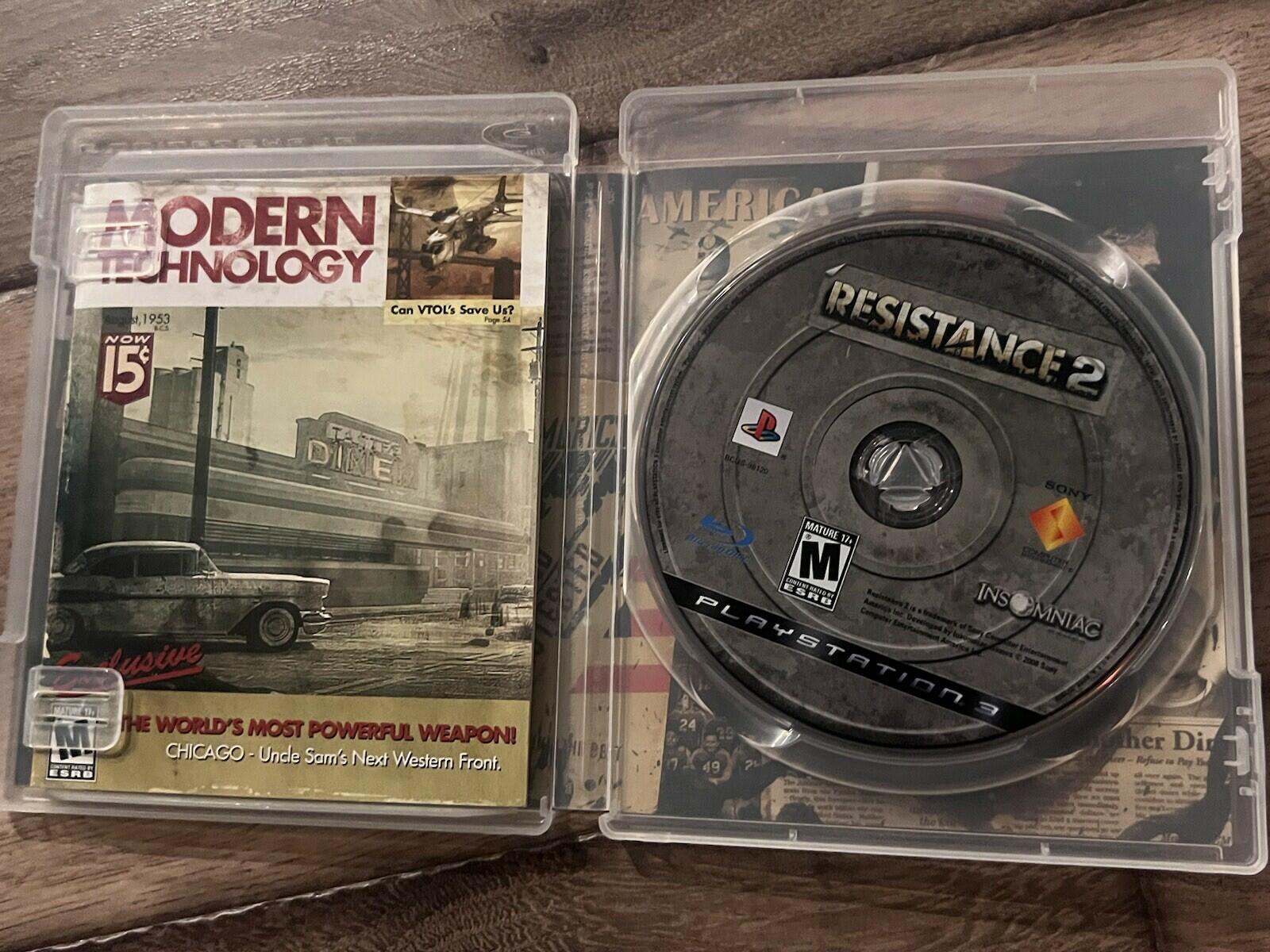 Resistance 2: Not For Resale (Sony Playstation 3, 2008) CIB