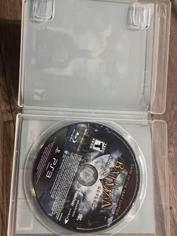 Batman: Arkham Asylum - Game of the Year (Sony Playstation 3, 2010) NO MANUAL
