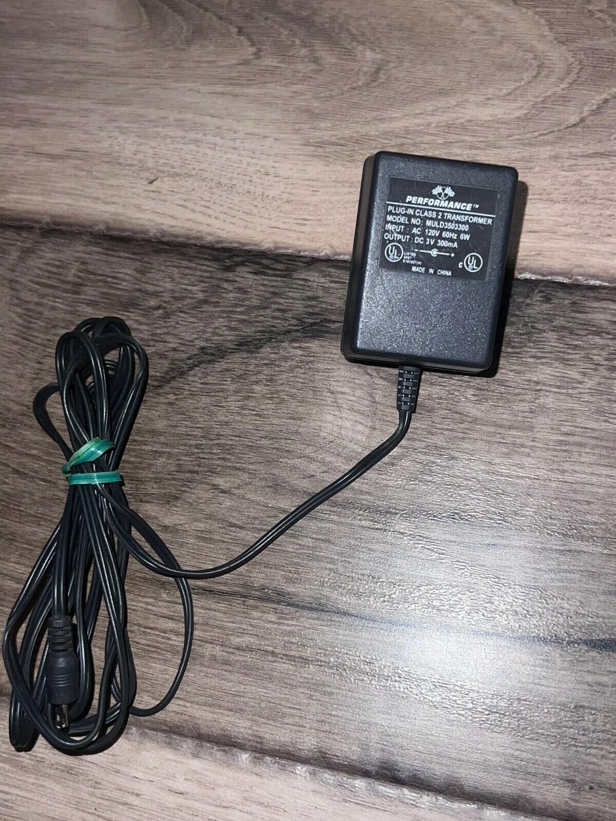 Performance MULD3503300 Plug-n Transformer 3VDC 300mA