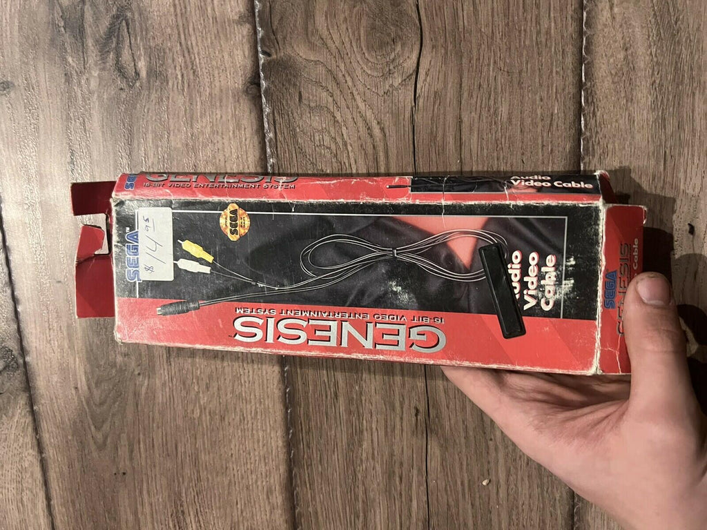 Authentic OEM Sega Genesis AV Cables MK-1634 Mk1634 BOX ONLY