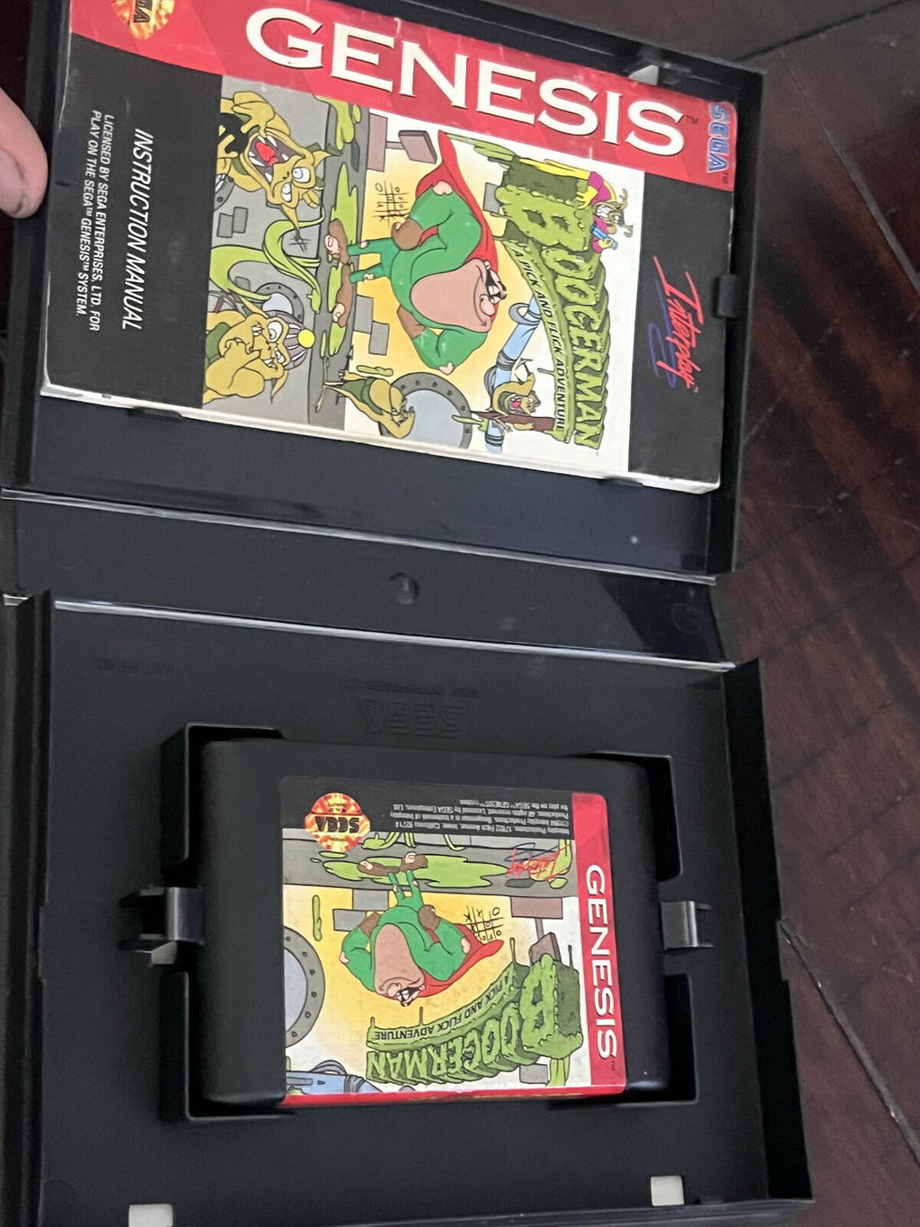 Boogerman A Pick and Flick Adventure (Sega Genesis, 1994) CIB COMPLETE IN BOX