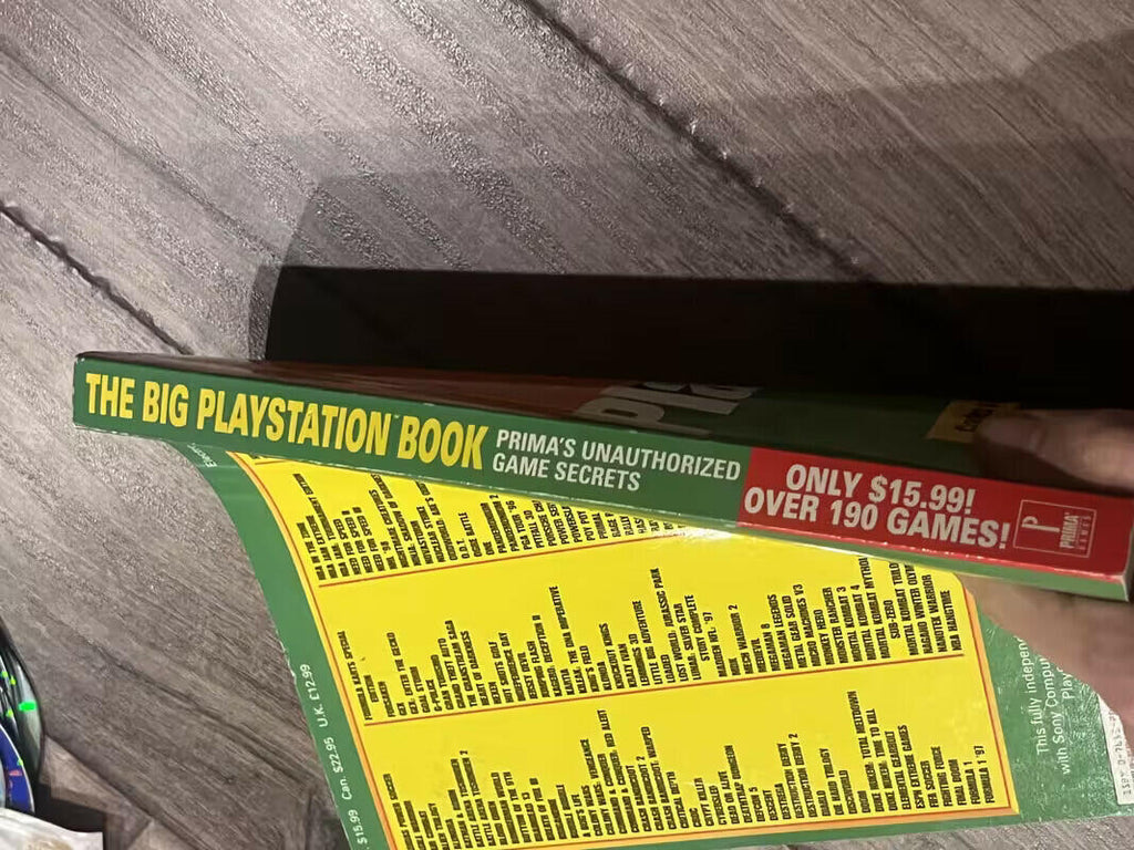 Prima Pub Strategy Guide The Big Playstation Book 1999 Edition