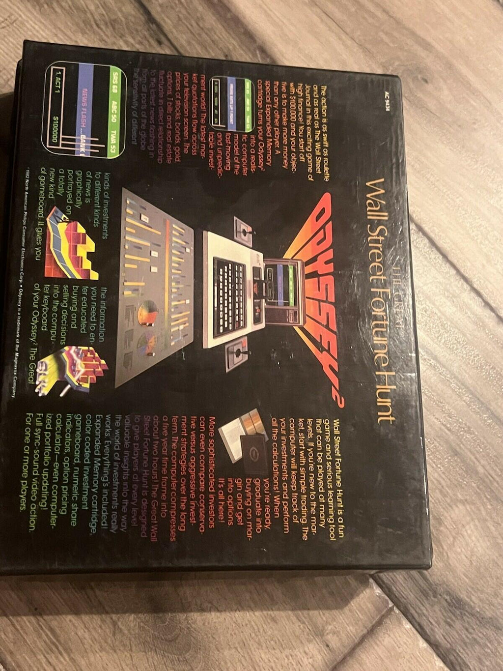 The Great Wall Street Fortune Hunt (Magnavox Odyssey 2, 1982) CIB BOXED