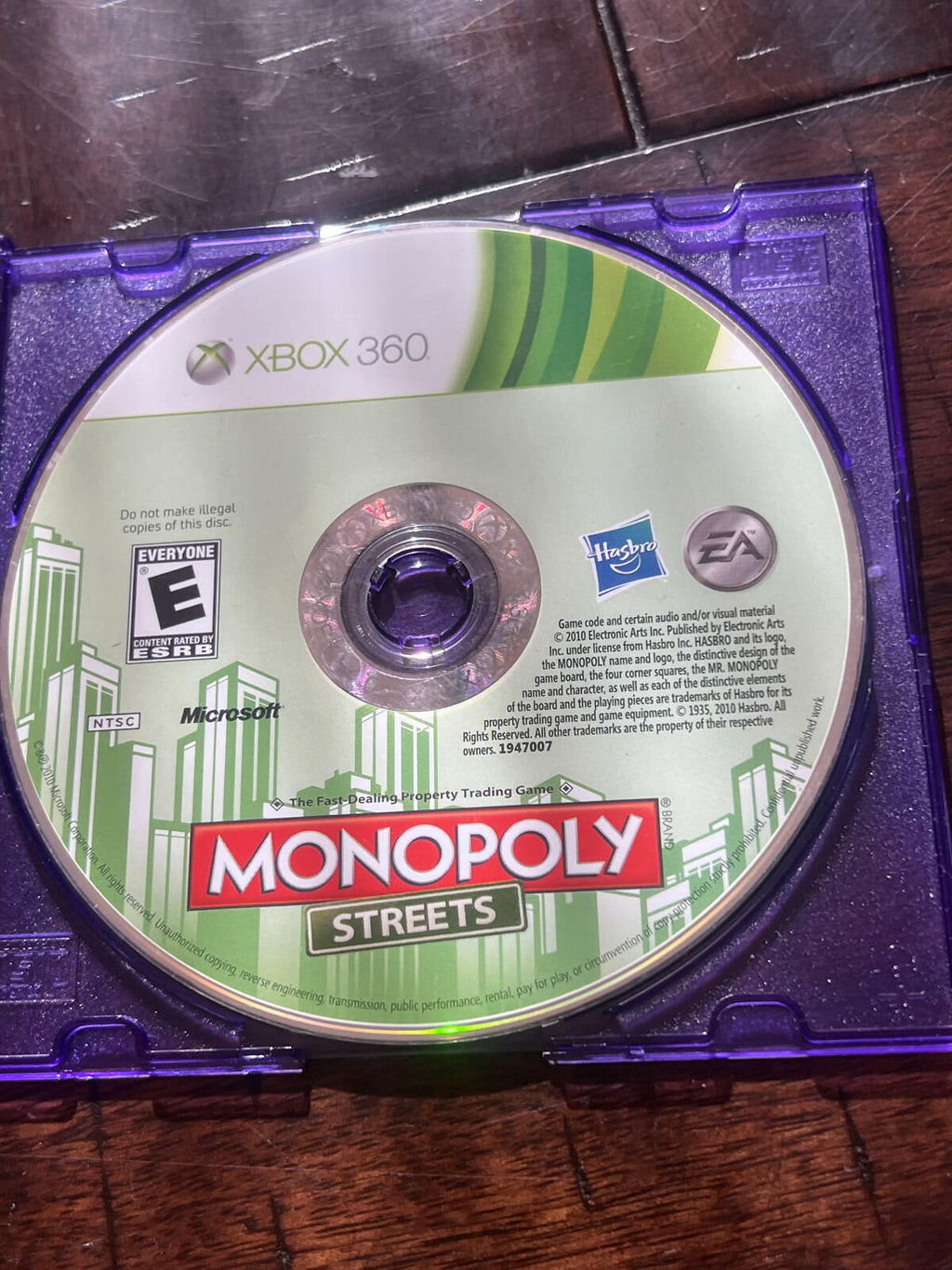 Monopoly Streets (Microsoft Xbox 360, 2010) DISC ONLY