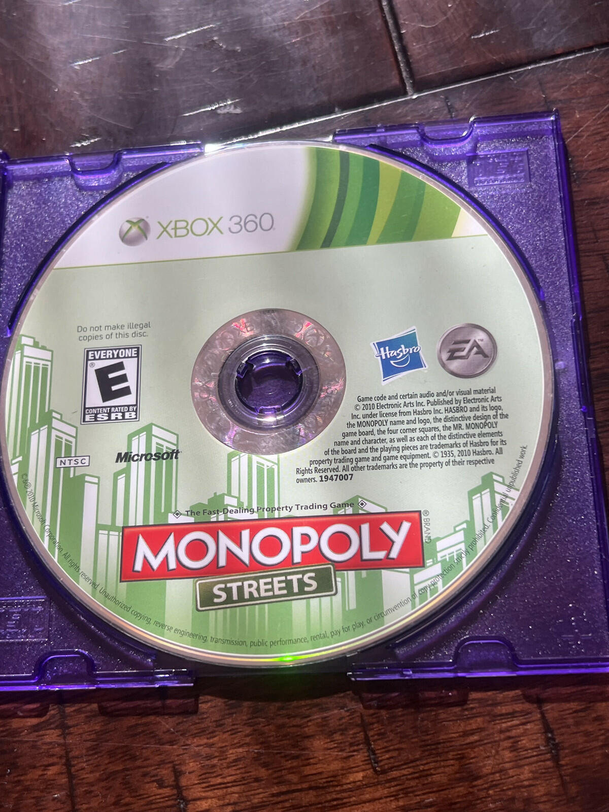Monopoly Streets (Microsoft Xbox 360, 2010) DISC ONLY