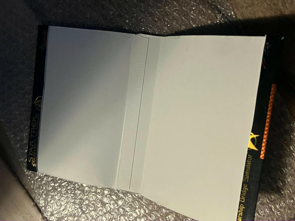 Star Trek: Starfleet Academy (SNES, 1994) RENTAL BOX CIB WITH MANUAL