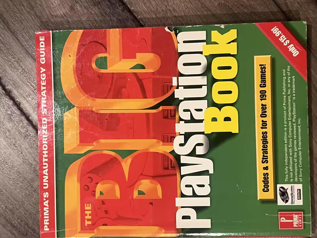 Prima Pub Strategy Guide The Big Playstation Book 1999 Edition