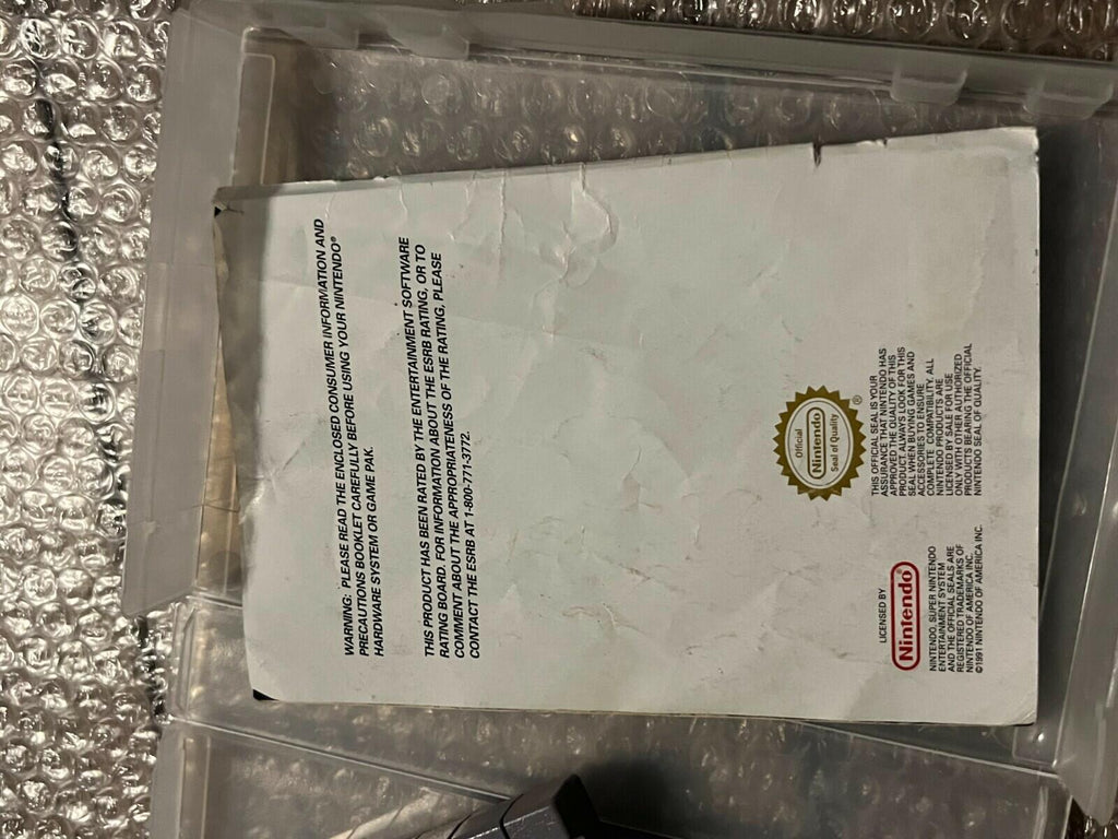 Star Trek: Starfleet Academy (SNES, 1994) RENTAL BOX CIB WITH MANUAL