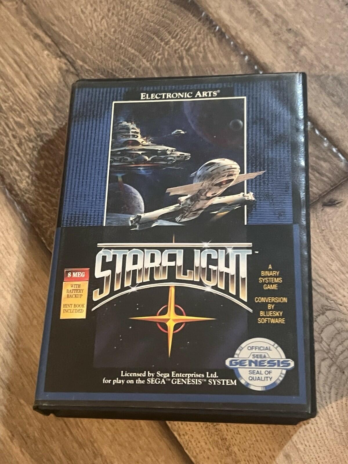 Starflight (Sega Genesis, 1991) ARTWORK ONLY CASE