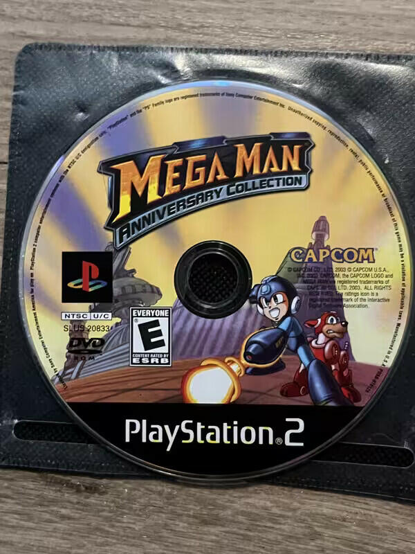 Mega Man Anniversary Collection (Sony PlayStation 2 PS2, 2004) DISC ONLY
